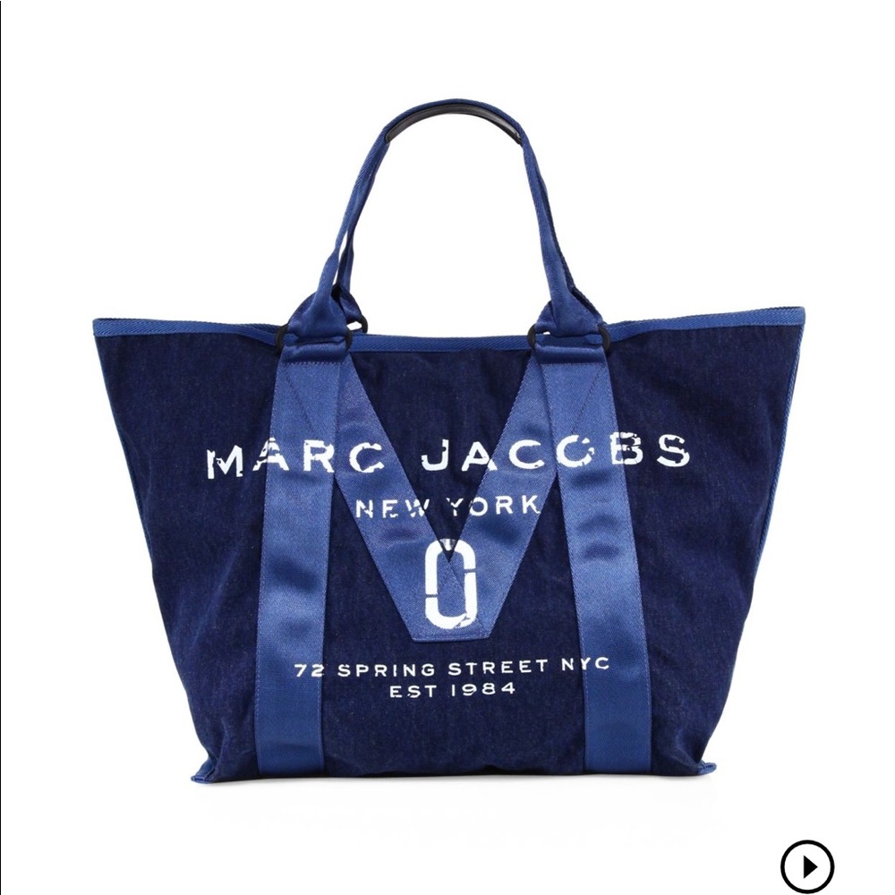 Marc Jacob logo printed tote